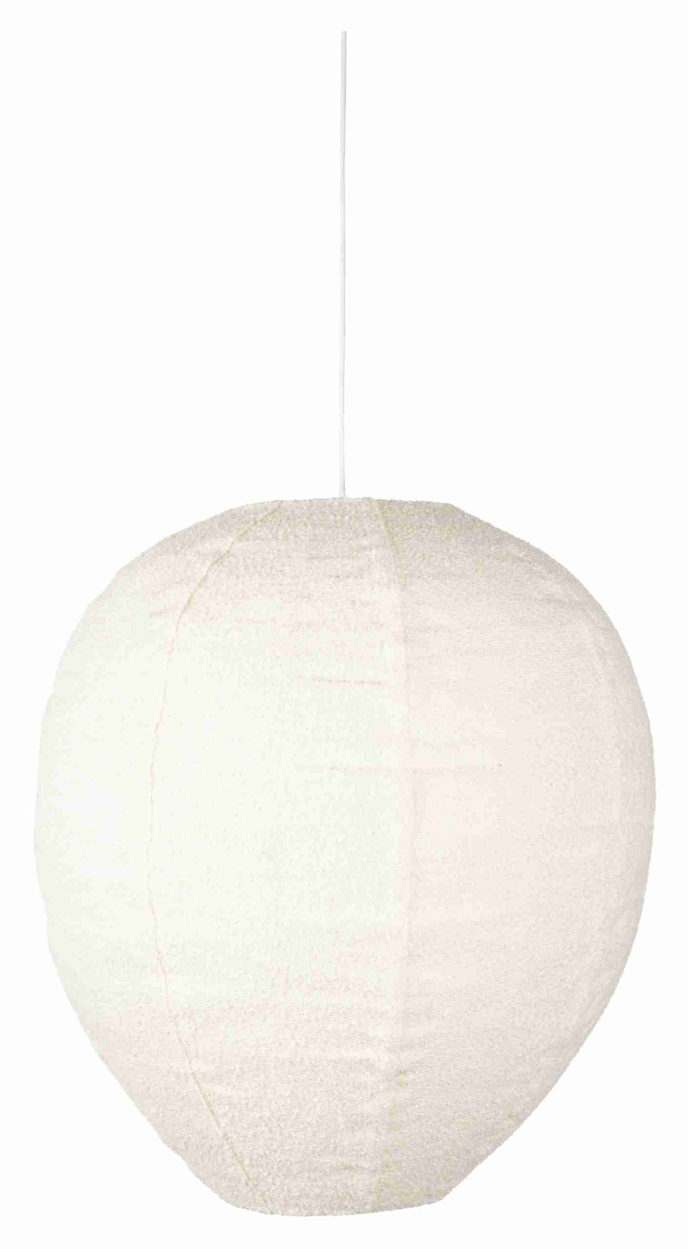 Zuiver Hanglamp Cocoon Bouclé, 59cm - Wit