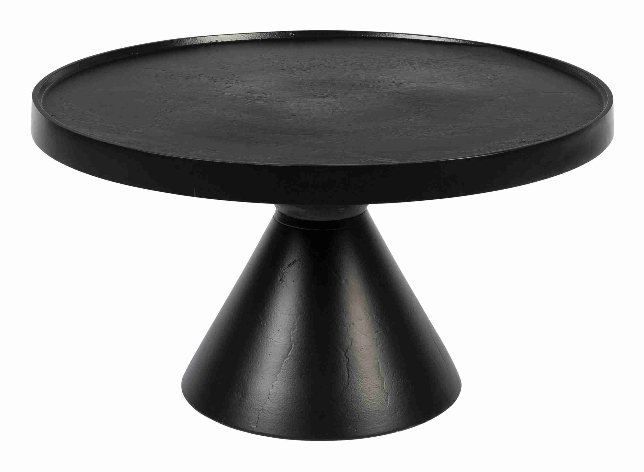 Zuiver Ronde Salontafel Floss 60cm - Zwart