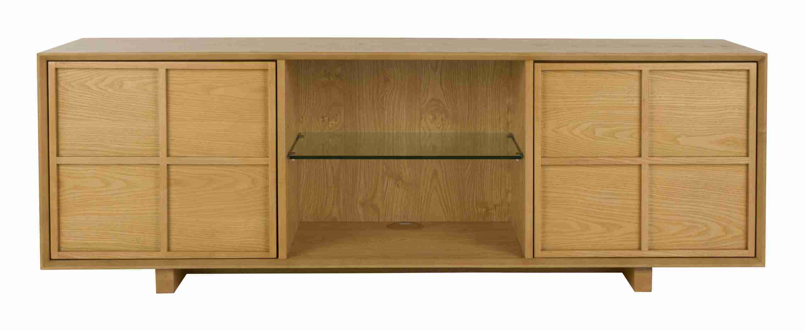 Zuiver TV-meubel Raster Essenhout, 160cm - Naturel