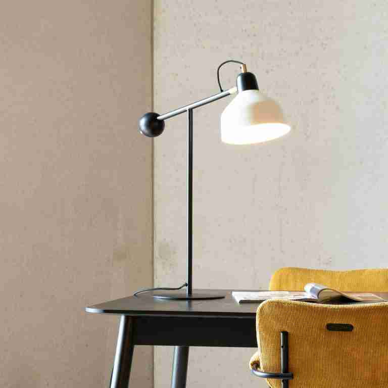 Zuiver Tafellamp Skala 66cm - Zwart/Wit