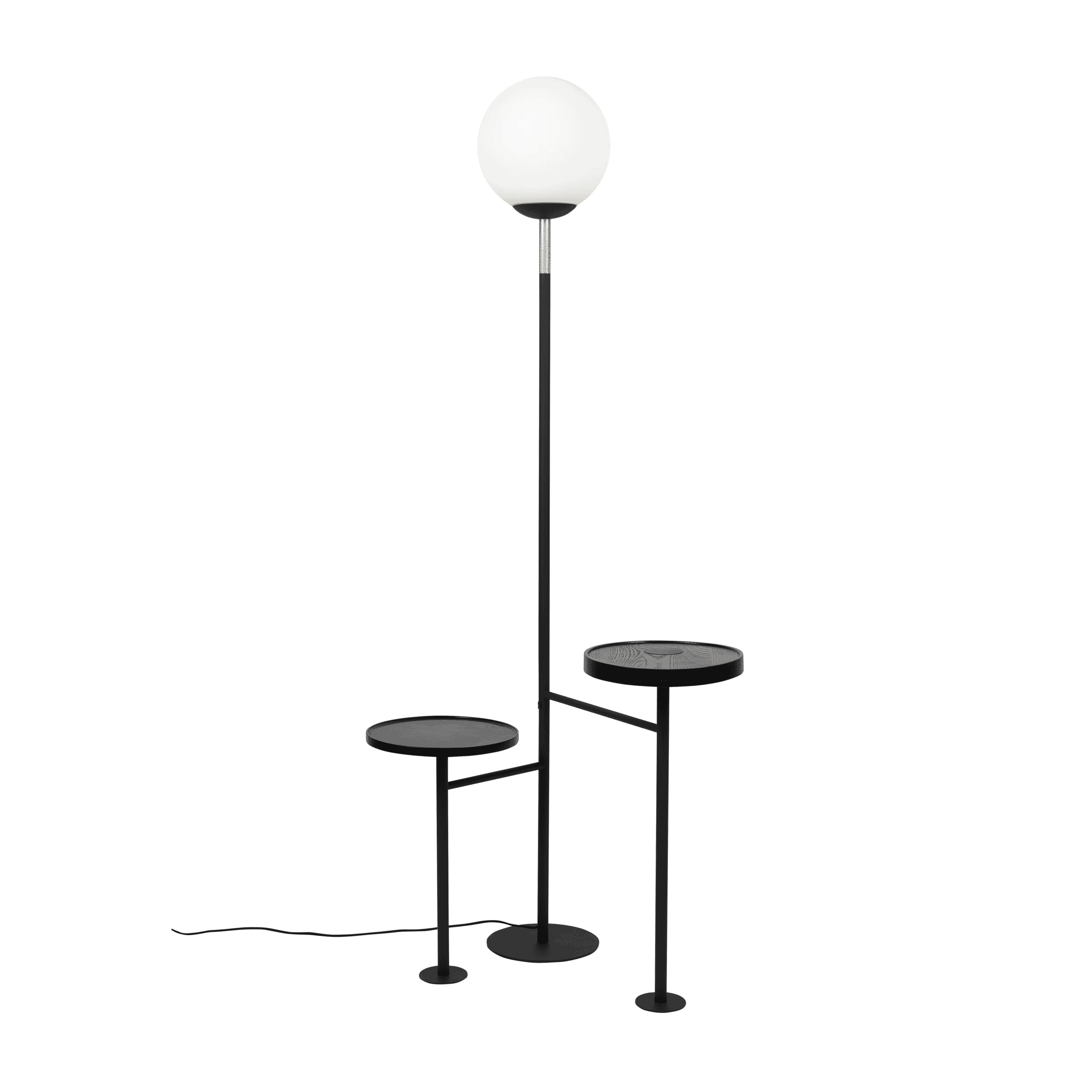 Zuiver Vloerlamp Orion Met oplaadpunt, 163cm hoog - Wit