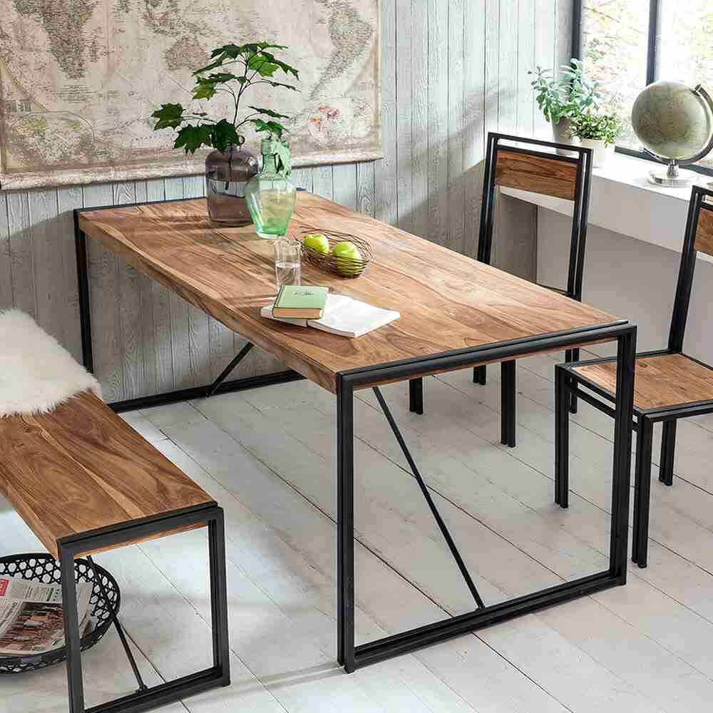 Artistiq Industriële Eettafel 'Panama' 140 x 70cm