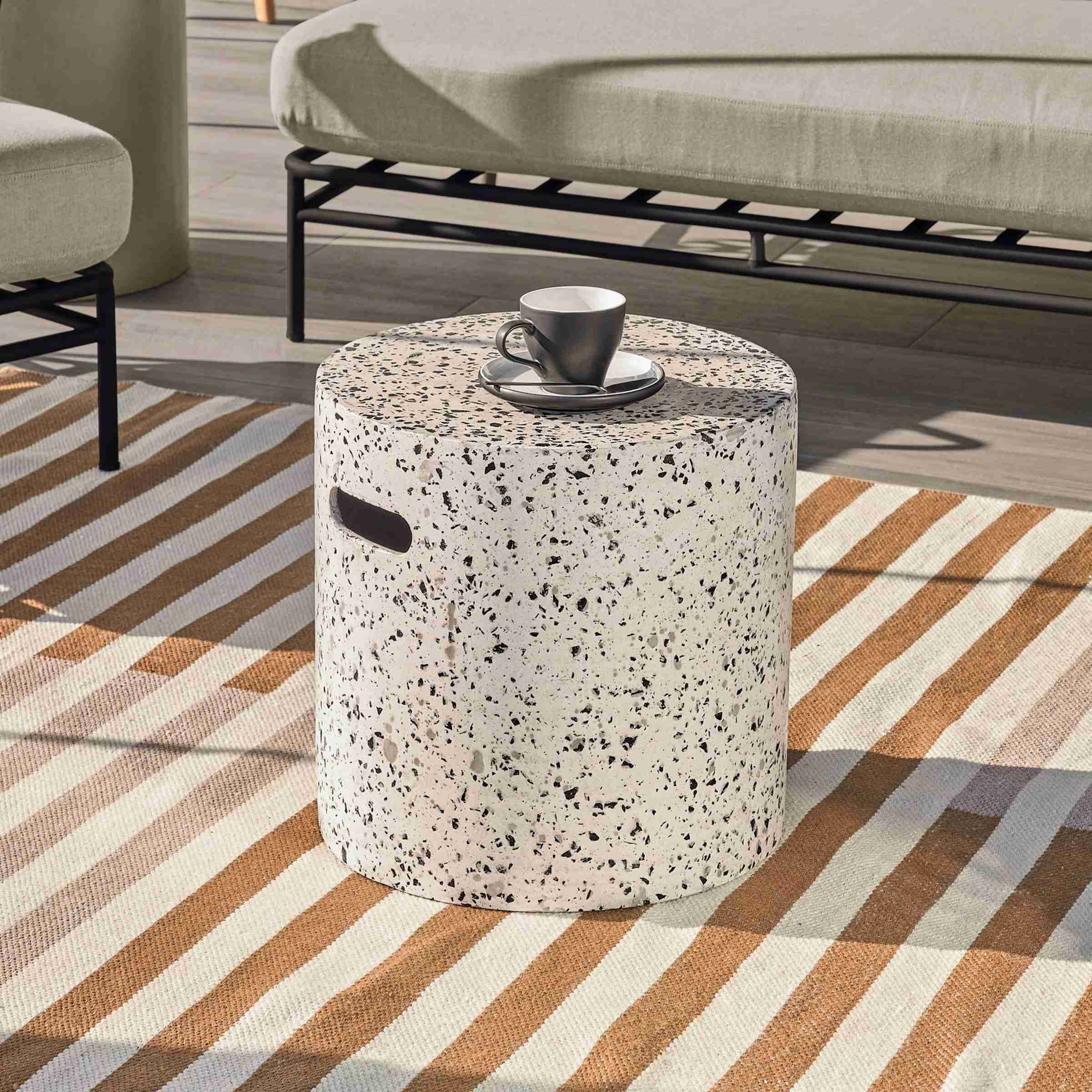 Kave Home Bijzettafel 'Jenell' 35cm, kleur Wit
