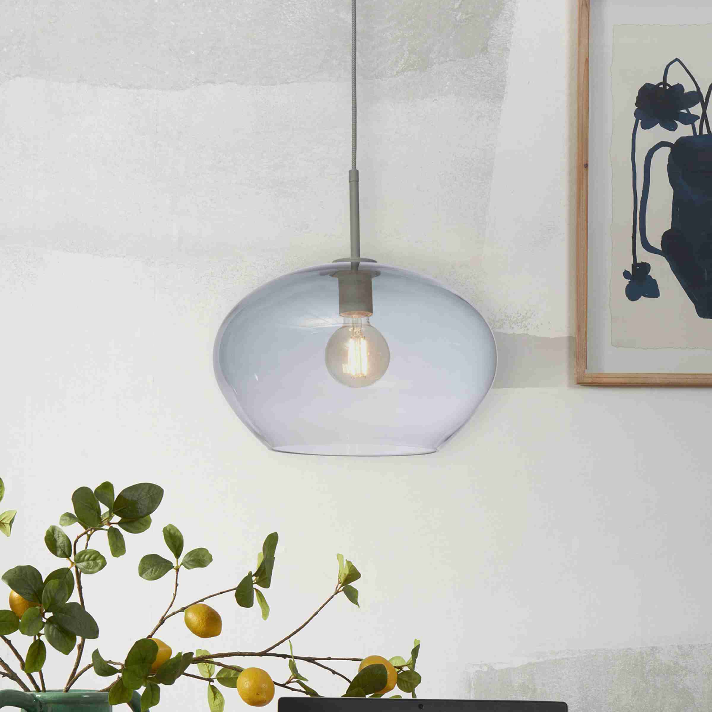 its about RoMi Hanglamp Bologna 35cm - Lichtgrijs