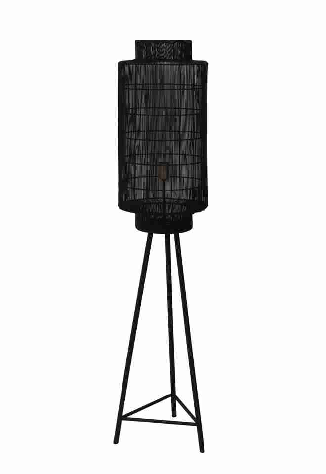 Light & Living Vloerlamp 'Gruaro' 150cm, kleur Mat Zwart