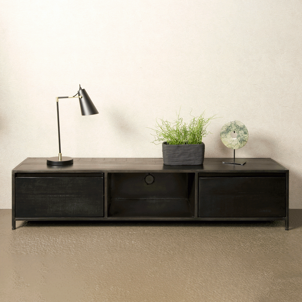 Tower Living TV-meubel 'Paterno' kleur Zwart, 180cm