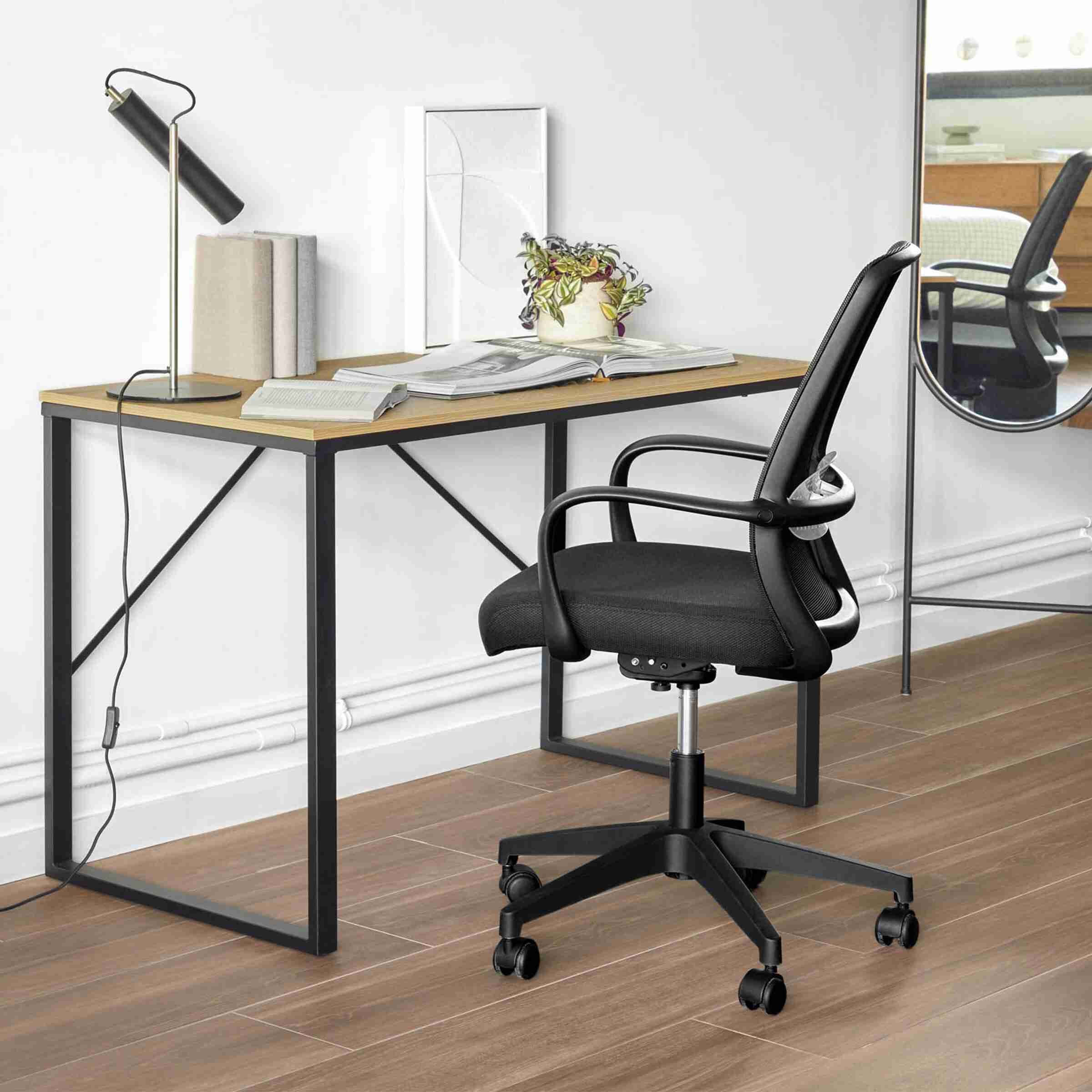 Kave Home Bureaustoel 'Melva', kleur Zwart