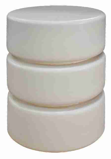 LABEL51 Ronde Bijzettafel Milly Mangohout, 35cm - Soft Sand