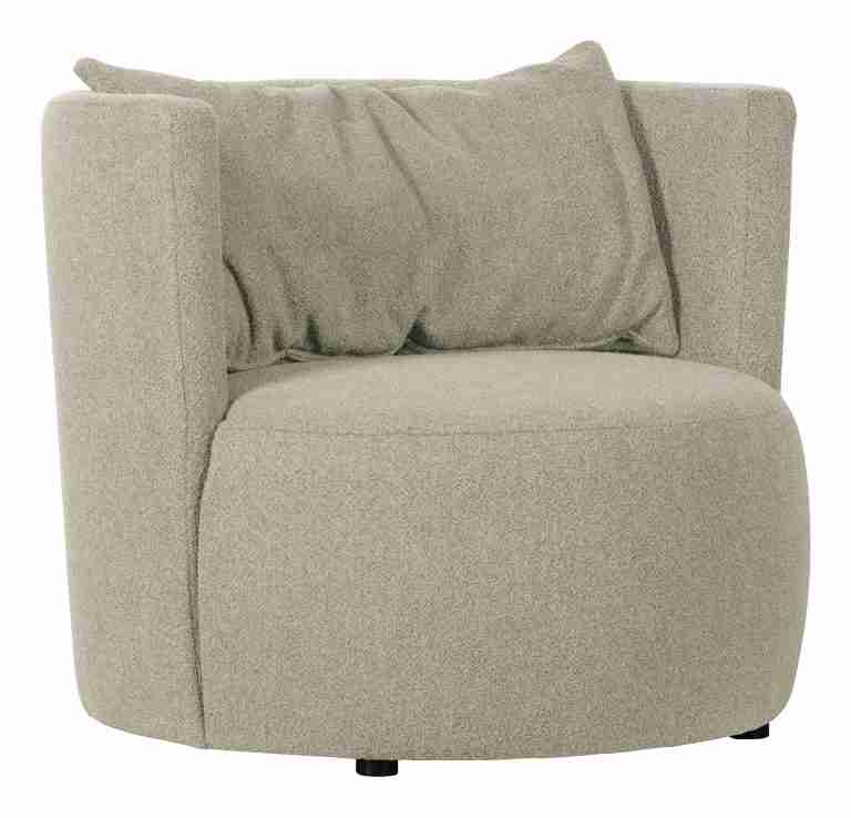 vtwonen Fauteuil Explore Bouclé - Naturel